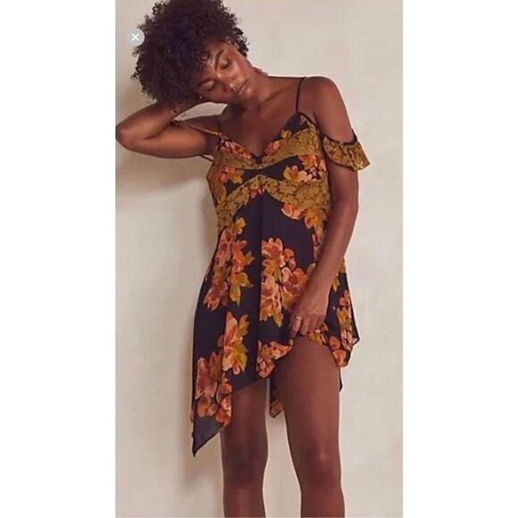 Free People Monday Morning Trapeze Slip Dress Size S - Picture 2 of 7